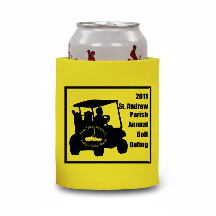 Customized Foam Golf Can Insulator-Tournamentshowroom.com