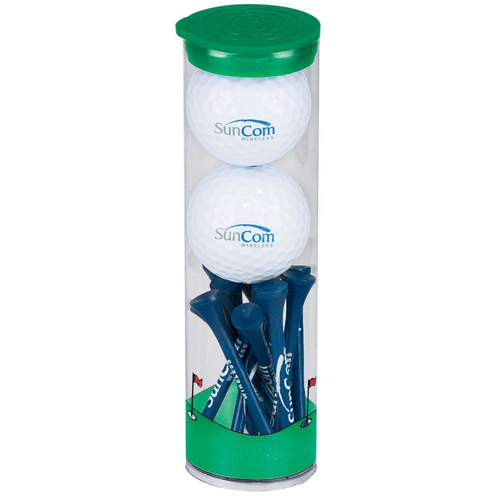 Custom Logo Golf Ball Tube