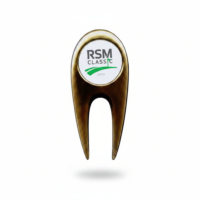 Full Color Sleek and Compact Divot Repair Tool with Custom Magnetic Ball Marker-Tournamentshowroom.com
