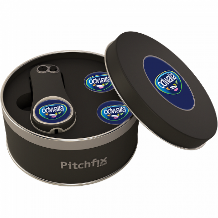 Custom Logo Pitchfix Fusion 2.5 Tin with Two Extra Ball Markers