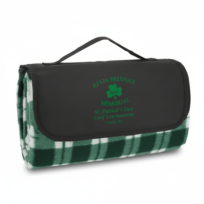 Custom Logo Roll Up Picnic Blanket-Tournamentshowroom.com