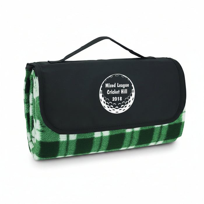 Custom Logo Roll Up Picnic Blanket-Tournamentshowroom.com
