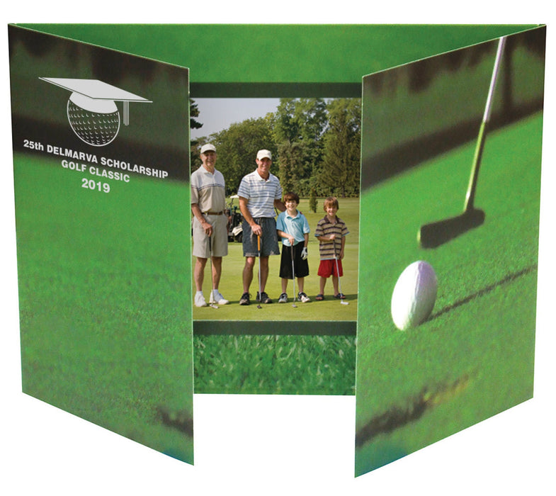 Golf Gatefold Event Folder