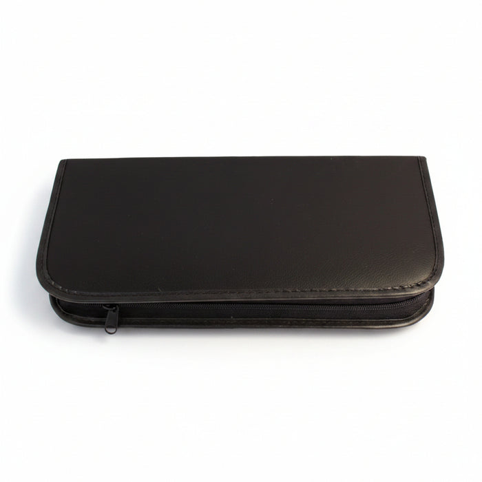 Black Leather Golf Putter Set Game Case-Tournamentshowroom.com