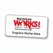 Custom Logo Jumbo Engraved Name Badge-Tournamentshowroom.com
