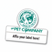Custom Logo Circle Top Badge-Tournamentshowroom.com