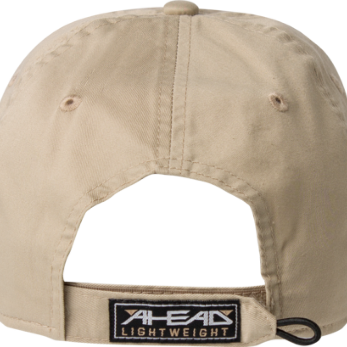 Ahead Lightweight Cotton Solid Golf Cap Embroidered with Your Logo