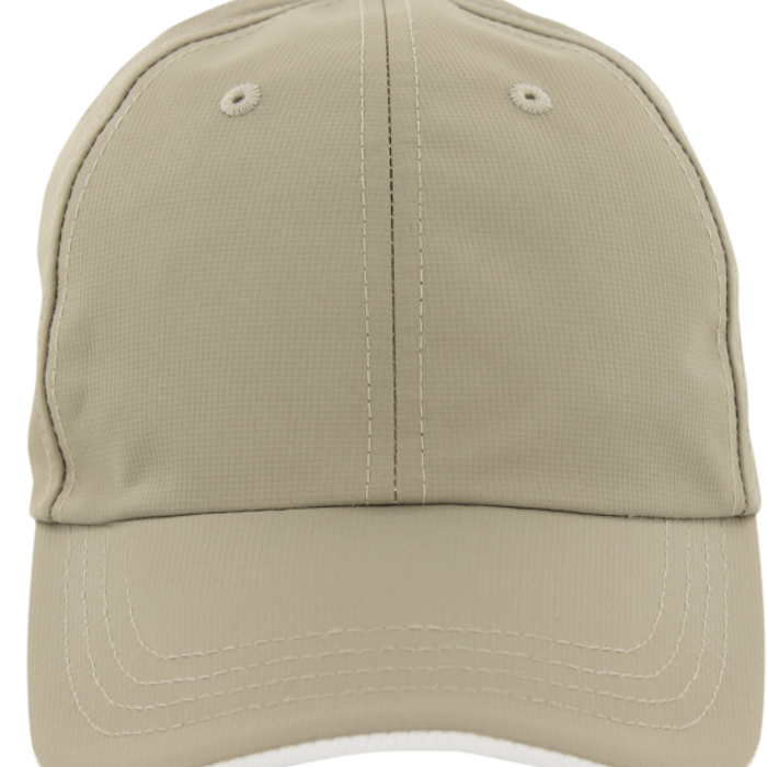 Ahead Textured Poly Solid Golf Cap Embroidered with Your Logo