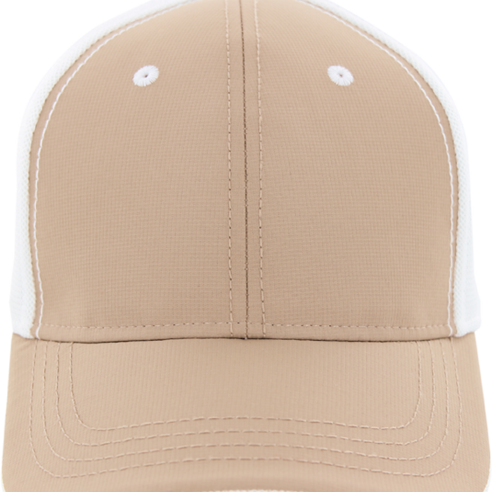 Ahead Textured Poly/Mesh Back Golf Cap Embroidered with Your Logo