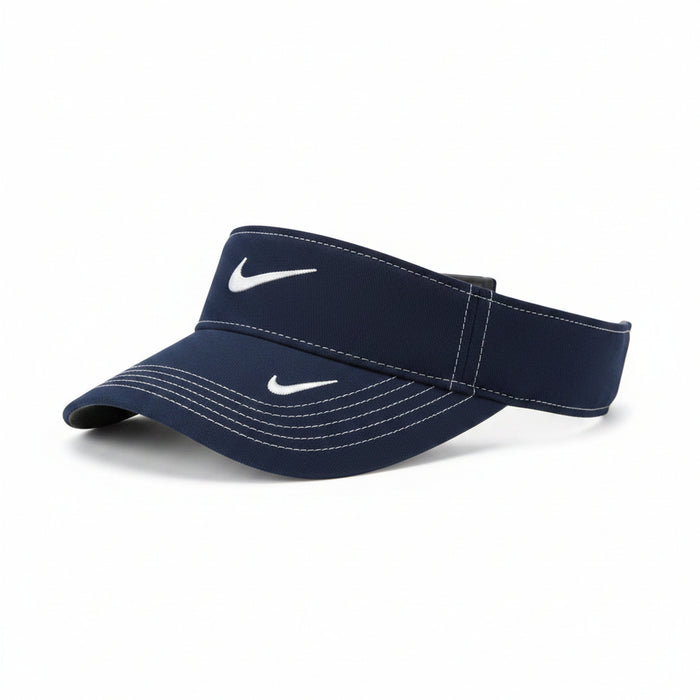 Custom Logo Golf Performance Dri-FIT Swoosh Visor Cap Nike-Tournamentshowroom.com