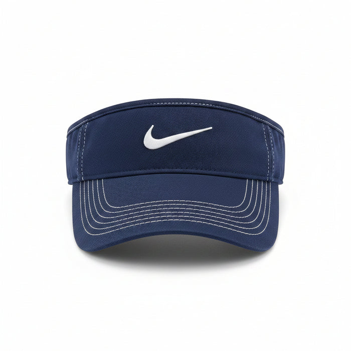 Custom Logo Golf Performance Dri-FIT Swoosh Visor Cap Nike-Tournamentshowroom.com