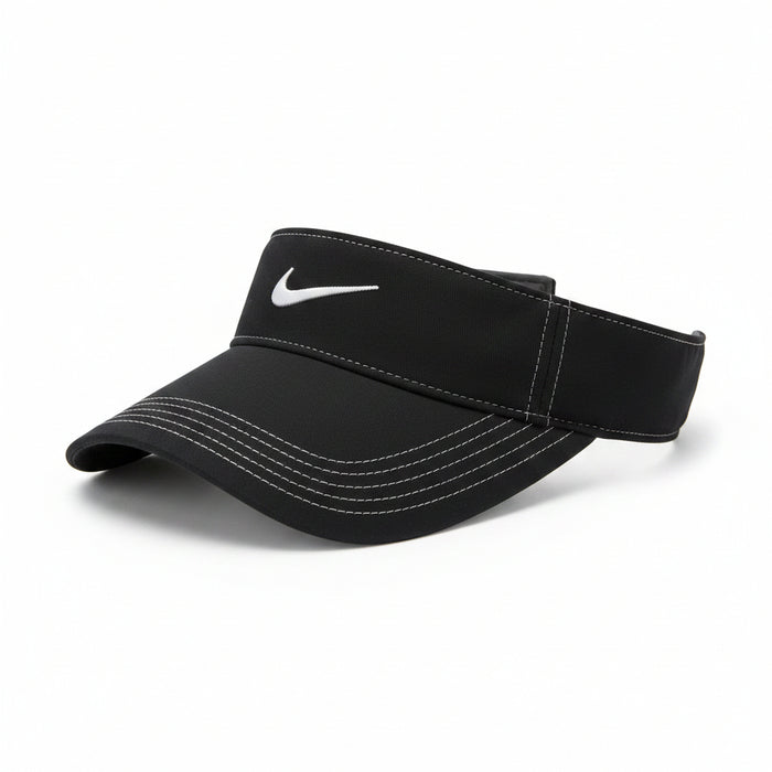 Custom Logo Golf Performance Dri-FIT Swoosh Visor Cap Nike-Tournamentshowroom.com