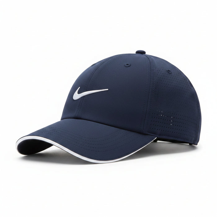 Custom Logo Golf Performance Dri-FIT Swoosh Perforated Cap Nike-Tournamentshowroom.com