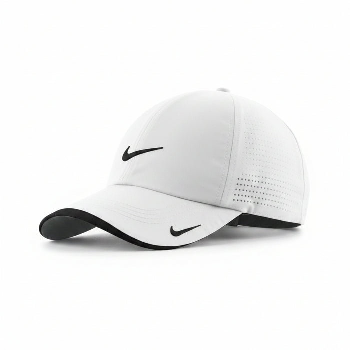 Custom Logo Golf Performance Dri-FIT Swoosh Perforated Cap Nike-Tournamentshowroom.com