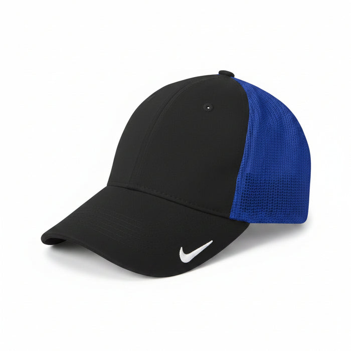 Custom Logo Golf Mid-Profile Mesh Back Cap Nike-Tournamentshowroom.com