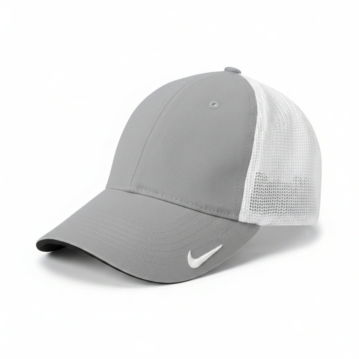 Custom Logo Golf Mid-Profile Mesh Back Cap Nike-Tournamentshowroom.com