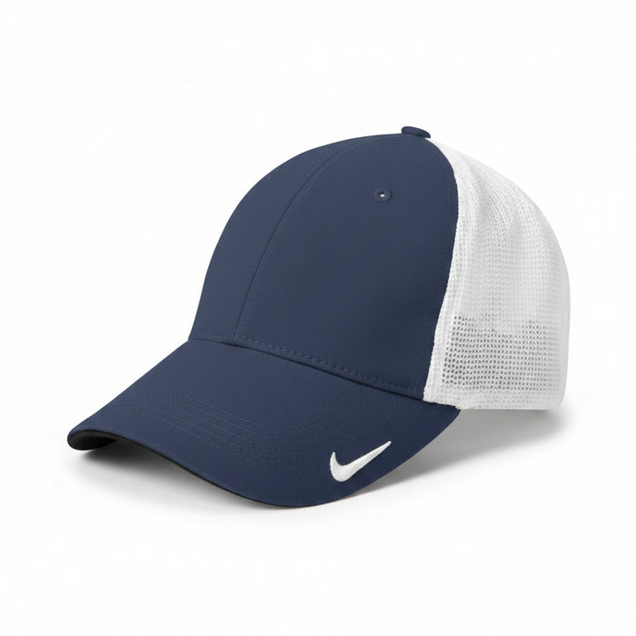 Custom Logo Golf Mid-Profile Mesh Back Cap Nike-Tournamentshowroom.com