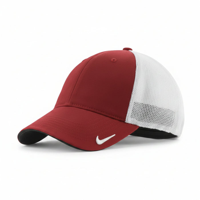 Custom Logo Golf Mid-Profile Mesh Back Cap Nike-Tournamentshowroom.com