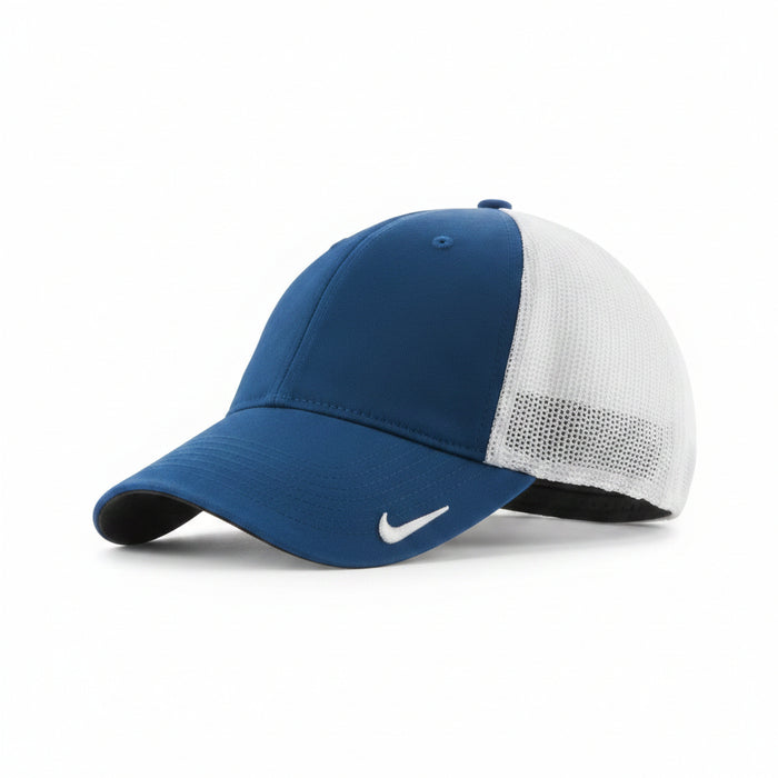 Custom Logo Golf Mid-Profile Mesh Back Cap Nike-Tournamentshowroom.com