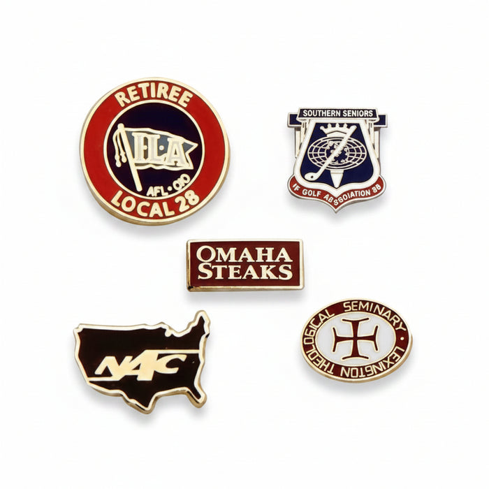 Custom Logo Golf Cloisonne Lapel Pin-Tournamentshowroom.com