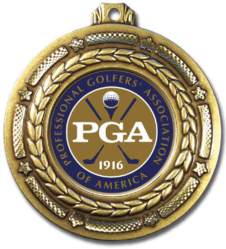 Custom Logo 3 1/2" Golf Medals