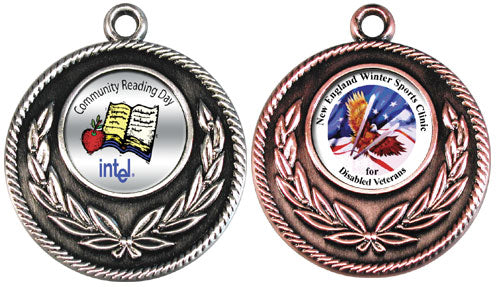 Custom Logo 2" Full Color Golf Medals