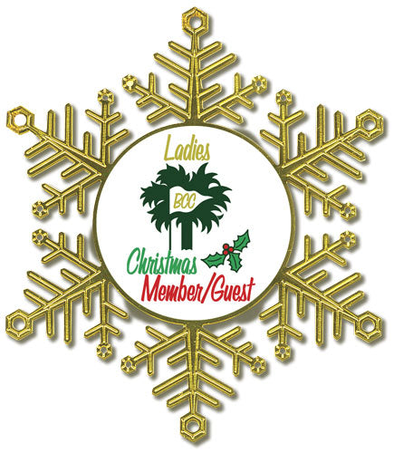 Custom Logo Snowflake Christmas Ornament
