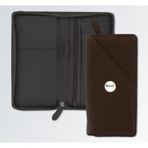 Designer Leather Golf Passport Case Customized
