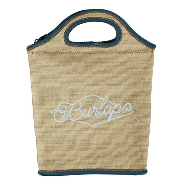 Custom Logo Venti Burlap Neoprene Lunch Bag