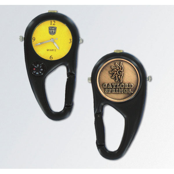 Laser Etched Golf Carabiner Watch