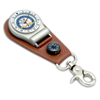 Custom Logo Pocket watch with belt clip and compass