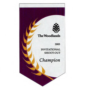 Personalized Golf Recognition Pennant Banner