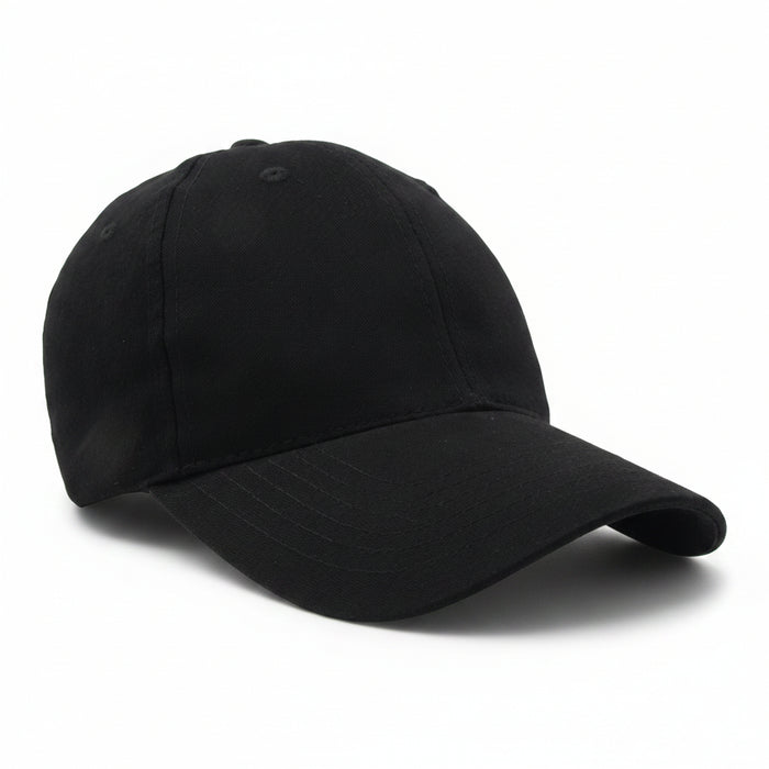 Brushed Cotton Twill Cap w/ Velcro Closure Embroidered with Your Logo-Tournamentshowroom.com