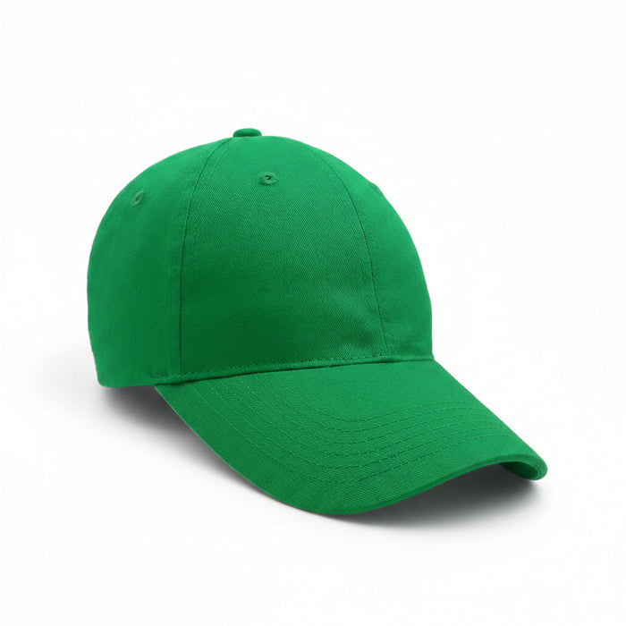 Brushed Cotton Twill Cap w/ Velcro Closure Embroidered with Your Logo-Tournamentshowroom.com