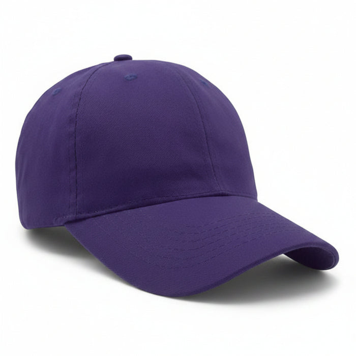Brushed Cotton Twill Cap w/ Velcro Closure Embroidered with Your Logo-Tournamentshowroom.com