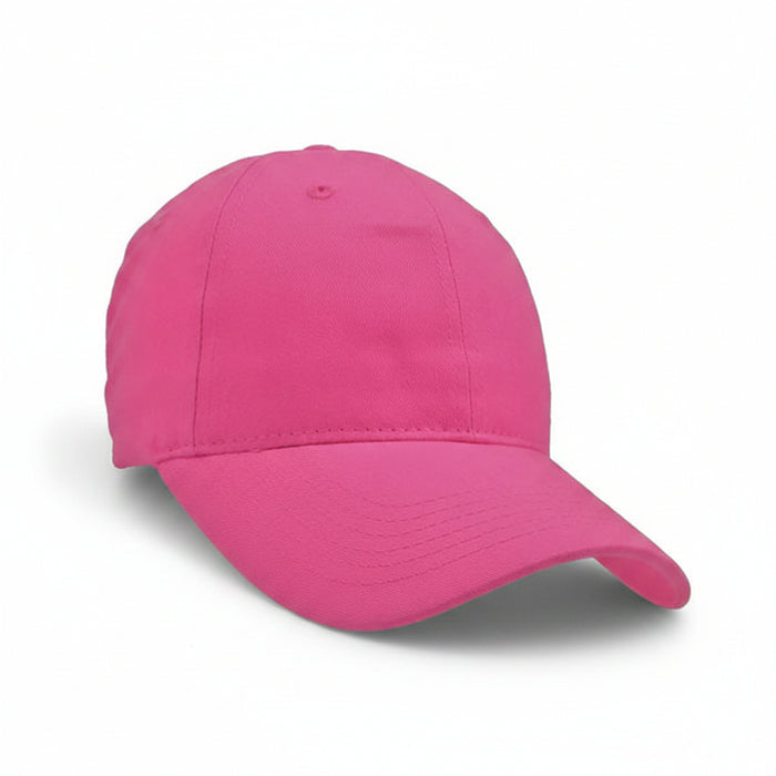 Brushed Cotton Twill Cap w/ Velcro Closure Embroidered with Your Logo-Tournamentshowroom.com