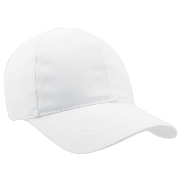 Brushed Cotton Twill Cap w/ Velcro Closure Embroidered with Your Logo