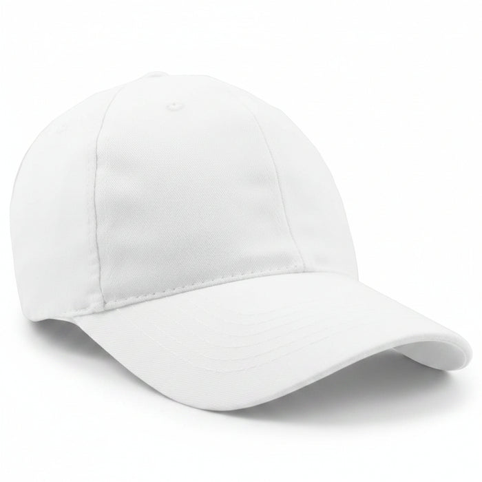 Brushed Cotton Twill Cap w/ Velcro Closure Embroidered with Your Logo-Tournamentshowroom.com
