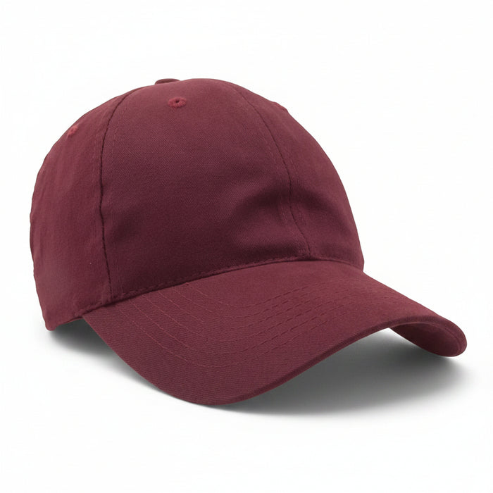 Brushed Cotton Twill Cap with Buckle Closure Embroidered with Your Logo-Tournamentshowroom.com