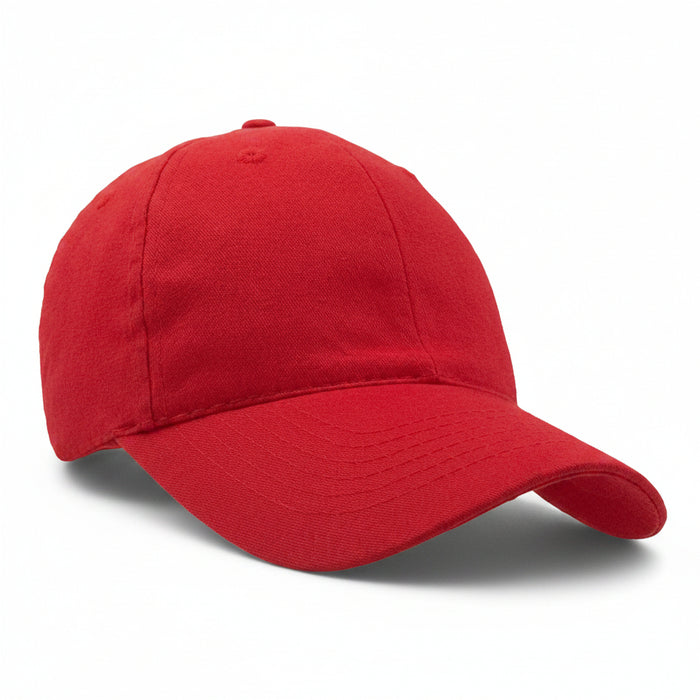 Brushed Cotton Twill Cap with Buckle Closure Embroidered with Your Logo-Tournamentshowroom.com