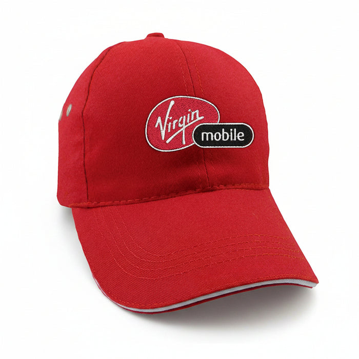 Constructed Lightweight Twill Sandwich Golf Cap Embroidered with Your Logo-Tournamentshowroom.com