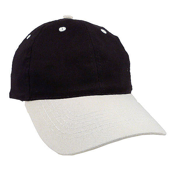 Two Tone Brushed Cotton Twill Golf Cap Embroidered with Your Logo