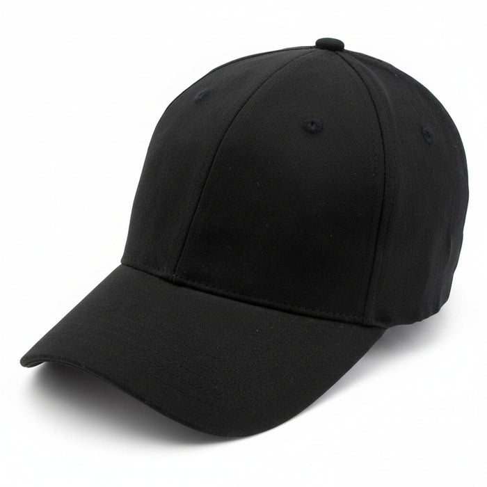Cotton Fitted Cap Embroidered with Your Logo-Tournamentshowroom.com