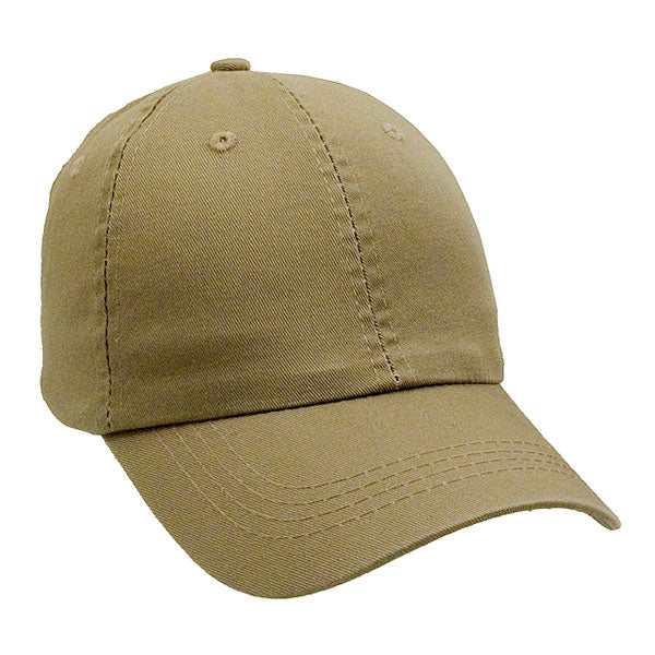 Unconstructed Chino Washed Cotton Twill Golf Cap Embroidered with Your Logo