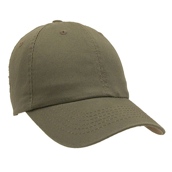 Unconstructed Chino Washed Cotton Twill Golf Cap Embroidered with Your Logo