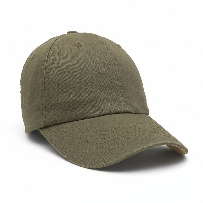 Unconstructed Chino Washed Cotton Twill Golf Cap Embroidered with Your Logo-Tournamentshowroom.com