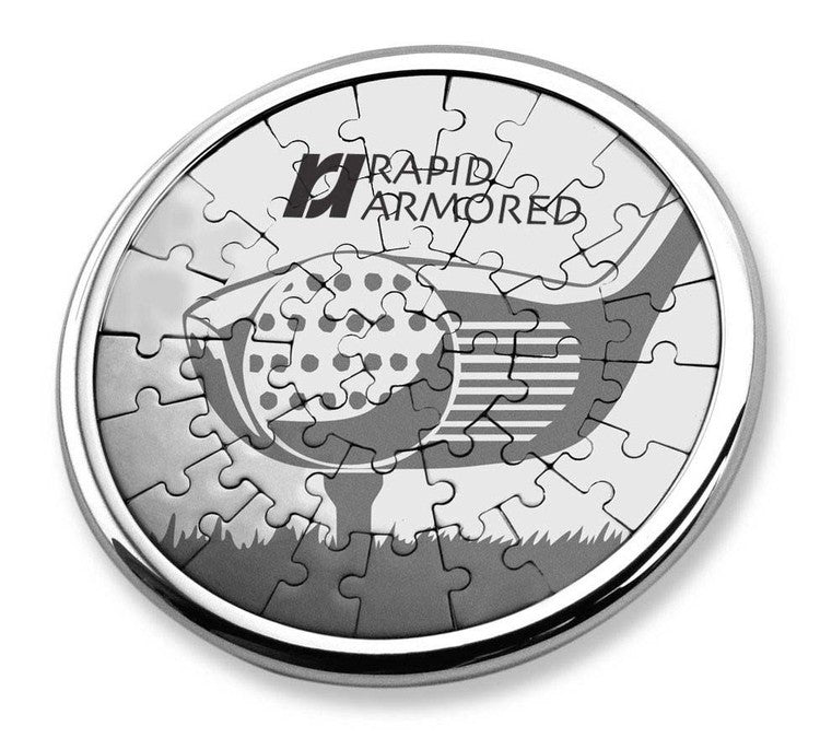 Customized Stainless Steel Magnetic Coaster Puzzle with your Logo