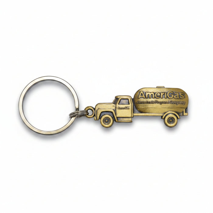 Custom Logo Antique Finished Die Struck Golf Key Chain-Tournamentshowroom.com