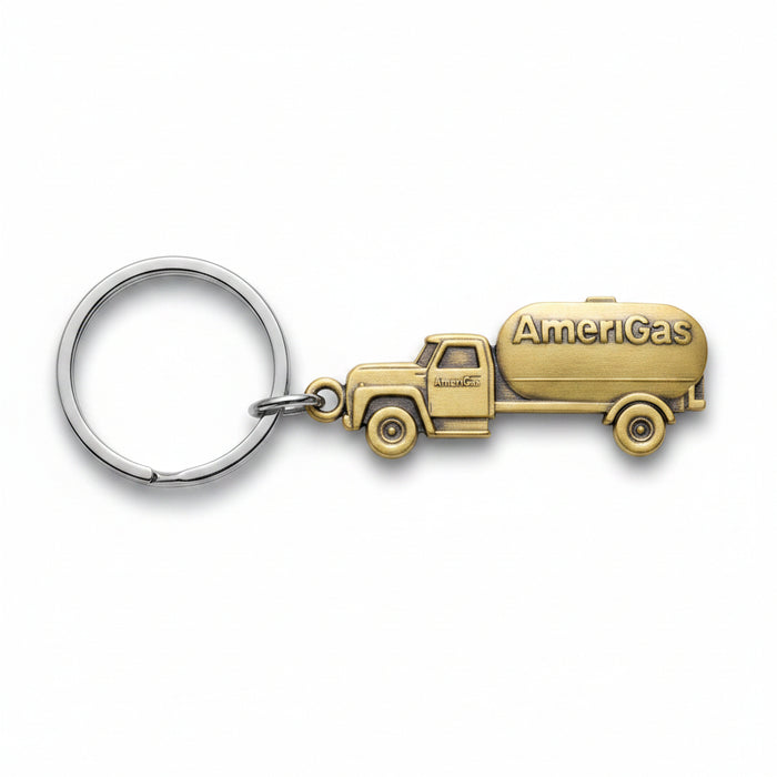 Custom Logo Antique Finished Die Struck Golf Key Chain-Tournamentshowroom.com