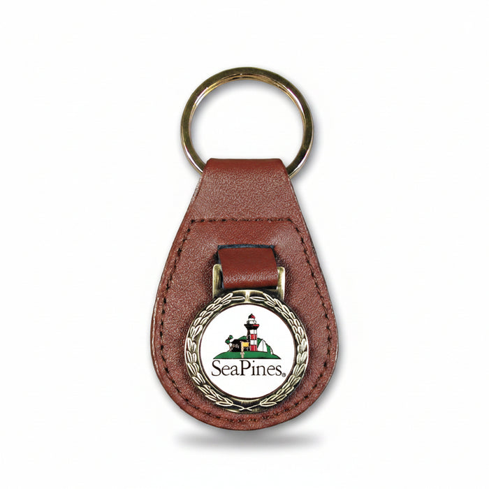 Custom Logo Golf Tournament Antique Finish Key Fob-Tournamentshowroom.com